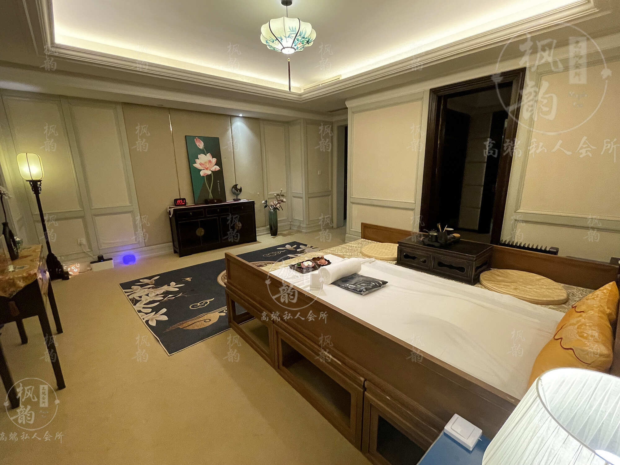 南阳天津渔阳鼓楼人气优选沐足会馆房间也很干净，舒适的spa体验